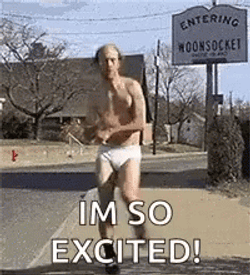 Hilarious Man Super Excited Dancing So Excited GIF