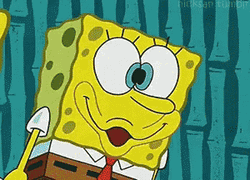 Hilarious SpongeBob Psycho Face GIF