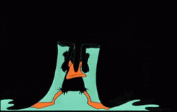 Hilarious Vintage Daffy Duck GIF
