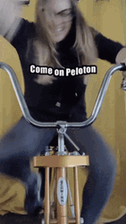 Hilarious Woman Come On Peloton GIF