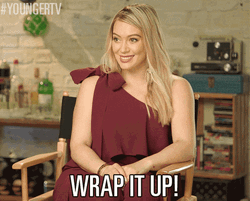 Hilary Duff Want To Wrap It Up GIF