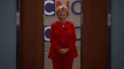 Hillary Clinton Doors GIF