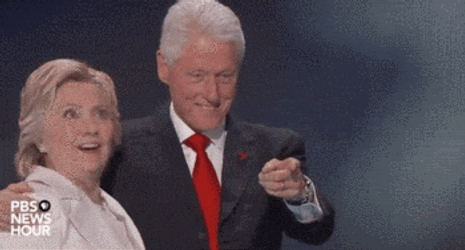Hillary Clinton Looking Surprised GIF