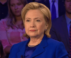 Hillary Clinton Nodding Fast GIF