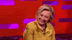 Hillary Clinton The Graham Norton Show GIF