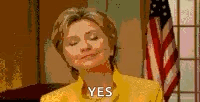 Hillary Clinton Yes Dance GIF