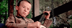 Hillbilly Billy Redden Playing Banjo GIF