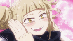 Himiko Toga Blushing Inlove Face GIF
