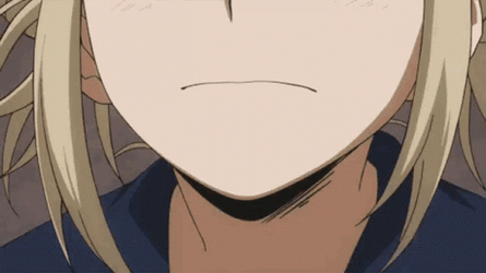 Himiko Toga Showing Teeth While Standing GIF