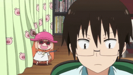 Himouto! Umaru-Chan Sneaking GIF
