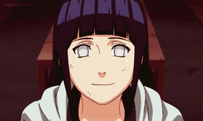 Hinata Hyuga  Smiling  GIF