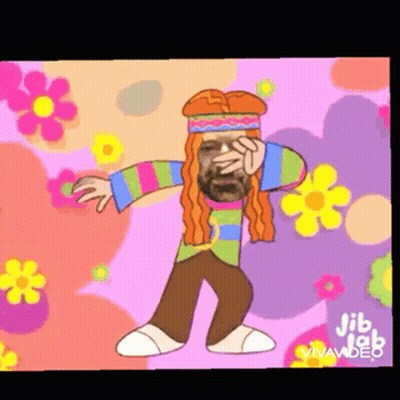 Hippie Man Dancing GIF