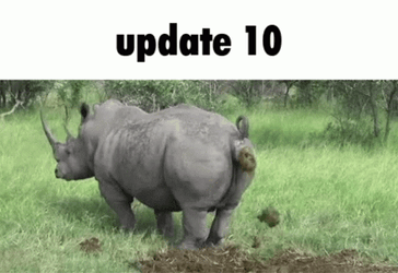 Hippo Poop Update 10 GIF