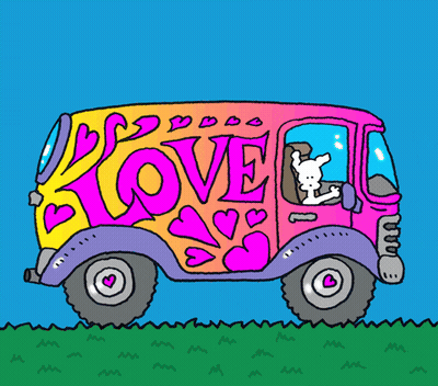Hippy Van Love Chippy The Dog GIF