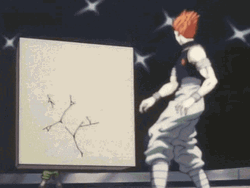 Hisoka Gon Wall Fight GIF