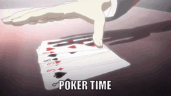 Hisoka Poker Time Anime GIF