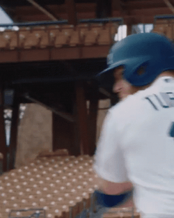 Hit It Strong There's No Crying In Baseball GIF