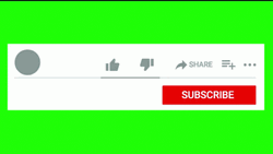 Hit Like And Subscribe Button Green Screen GIF