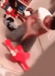 Hitting Elmo Meme With A Stick GIF