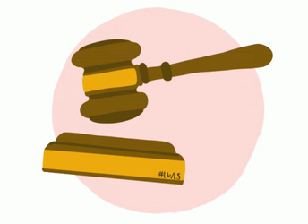 Hitting Gavel Icon GIF