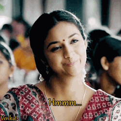 Hmmm Indian Girl Head Tilt GIF