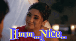 Hmmm Nice Anandi Nodding GIF