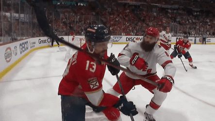 Hockey Brent Burns Pushing Body GIF