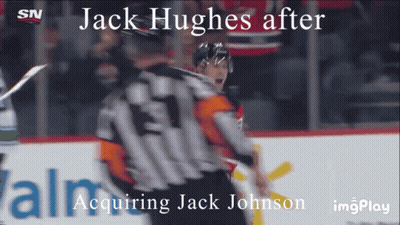 Hockey Game Acquiring Jack Johnson GIF