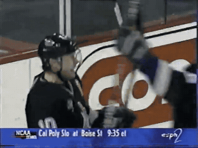 Hockey Game At Cal Poly Slo GIF