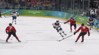 Hockey Game At Milano Cortina GIF