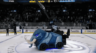 Hockey Game At Smith's Arena GIF