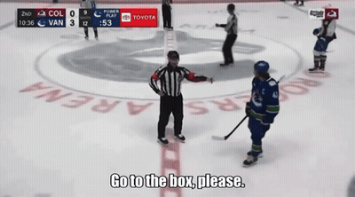 Hockey Game At Toyota Arena GIF