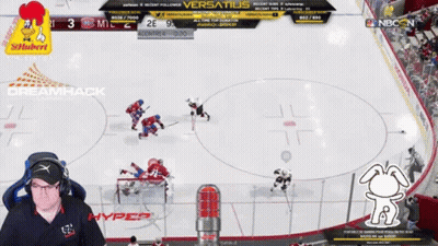 Hockey Game Broadcast On NBC GIF