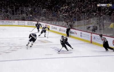 Hockey Game Broadcast On NBC GIF