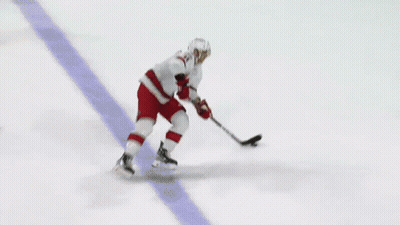 Hockey Game In Front Of App Advertisement GIF