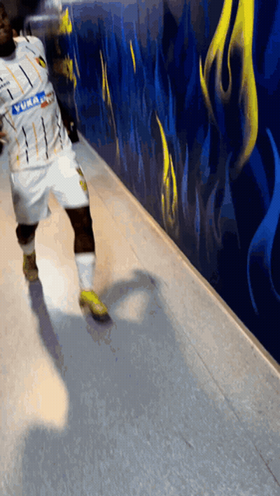 Hockey Game In Front Of Aza Banner GIF