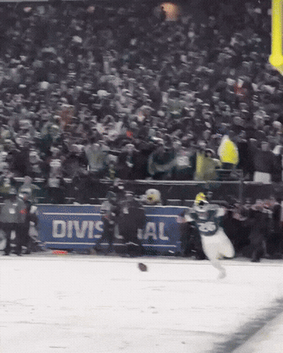 Hockey Game In Front Of Divsal Sign GIF