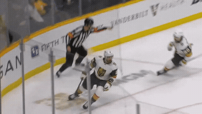 Hockey Game In Front Of Fifth Wall GIF