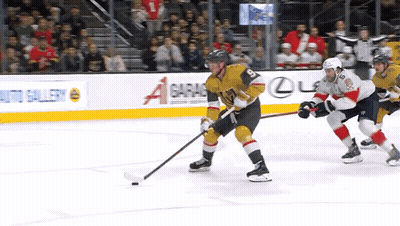 Hockey Game In Front Of Garage Sign GIF