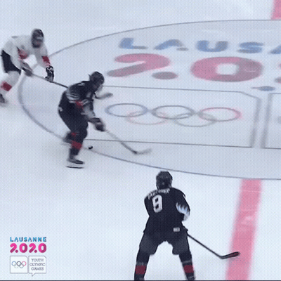 Hockey Game In Front Of Lausanne 2020 Sign GIF