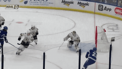 Hockey Game In Front Of Mosaic Ad GIF
