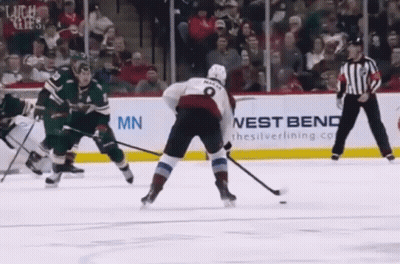 Hockey Game In Front Of Nest Bend Ad GIF