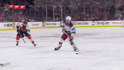 Hockey Game In Front Of Nova Casino Banner GIF