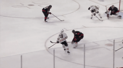 Hockey Game In Front Of PNC Bank GIF