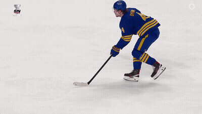 Hockey Game In Front Of SN Banner GIF