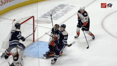 Hockey Game In Front Of Superior Security Banner GIF