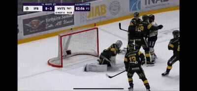 Hockey Game In Front Of Torbjørn Sundli Ad GIF