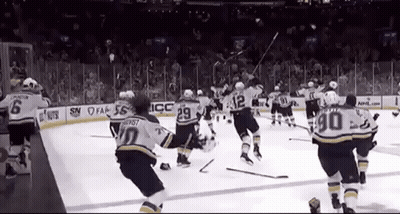 Hockey Game In NHL Stadium GIF