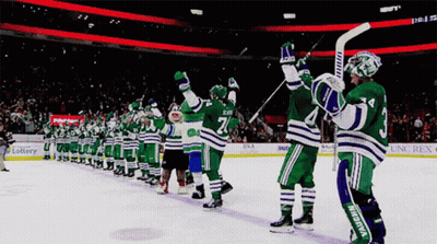 Hockey Game In Stadium With Lottery Ad GIF