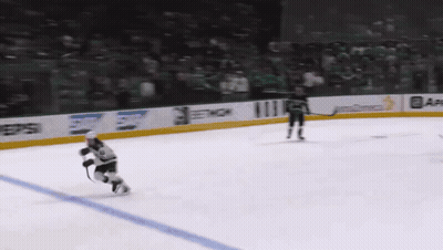 Hockey Game In Stadium With Pepsi Ads GIF
